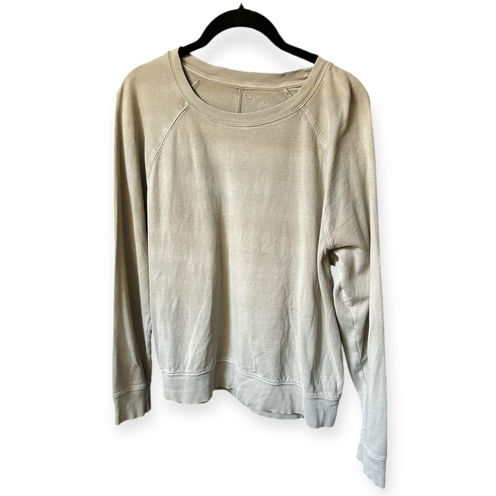 Athleta olive green sweatshirt
